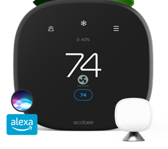Ecobee EB-STATE6P-01 Smart Thermostat Premium Wi-fi Touchscreen 2H 2C 4HP 2C