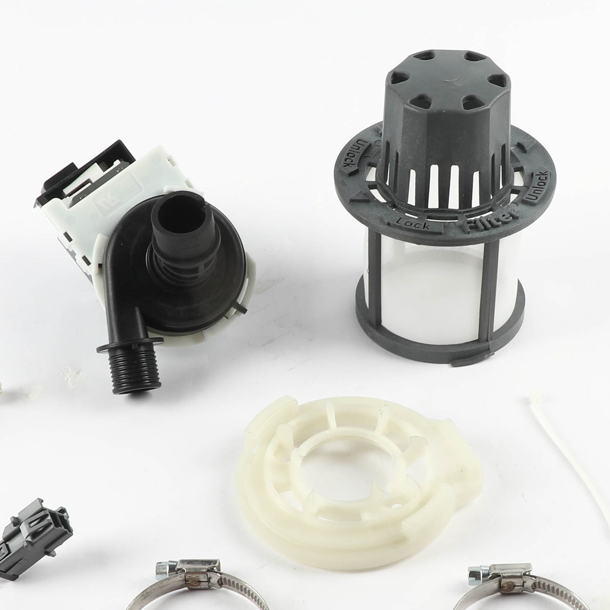 GE WD19X25187 Dishwasher Single Speed Drain Pump Kit Genuine OEM photo 2