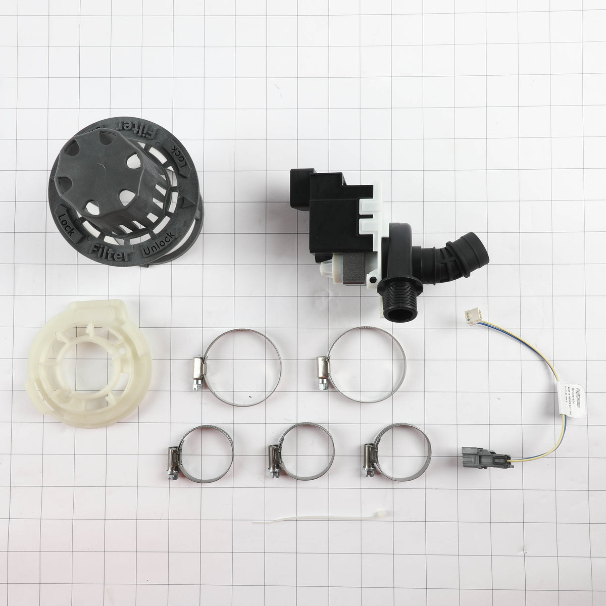 GE WD19X25187 Dishwasher Single Speed Drain Pump Kit Genuine OEM photo 3