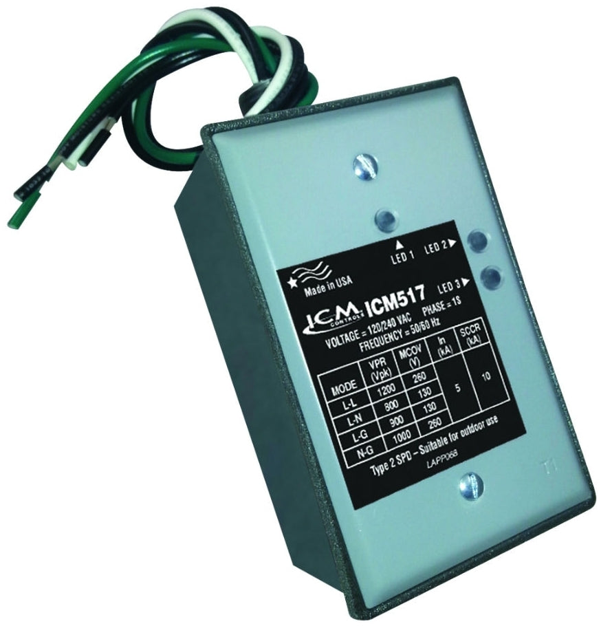ICM Controls ICM517 120/240 Vac, Single Phase, Max Surge Current 100,000 Amps, photo 2
