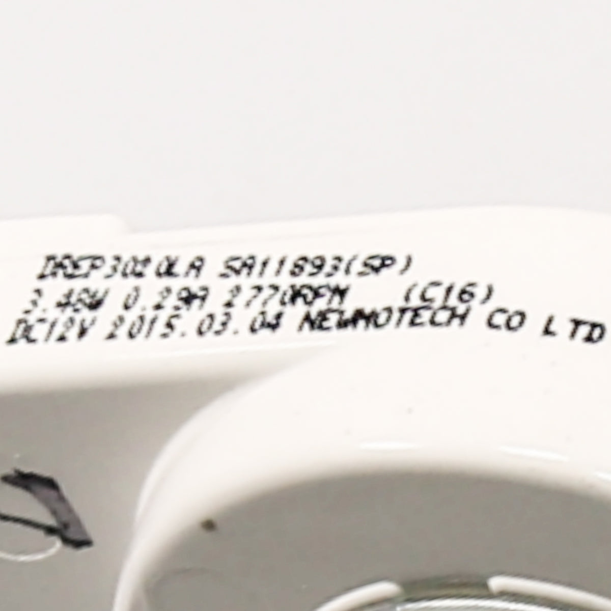 Samsung DA31-00020E Refrigerator Motor Fan Bldc Sensor 2650RPM Genuine OEM photo 3