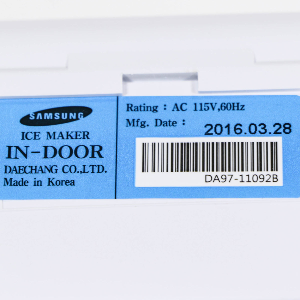 Samsung DA97-11092B Genuine OEM Refrigerator Ice Maker Assembly photo 3