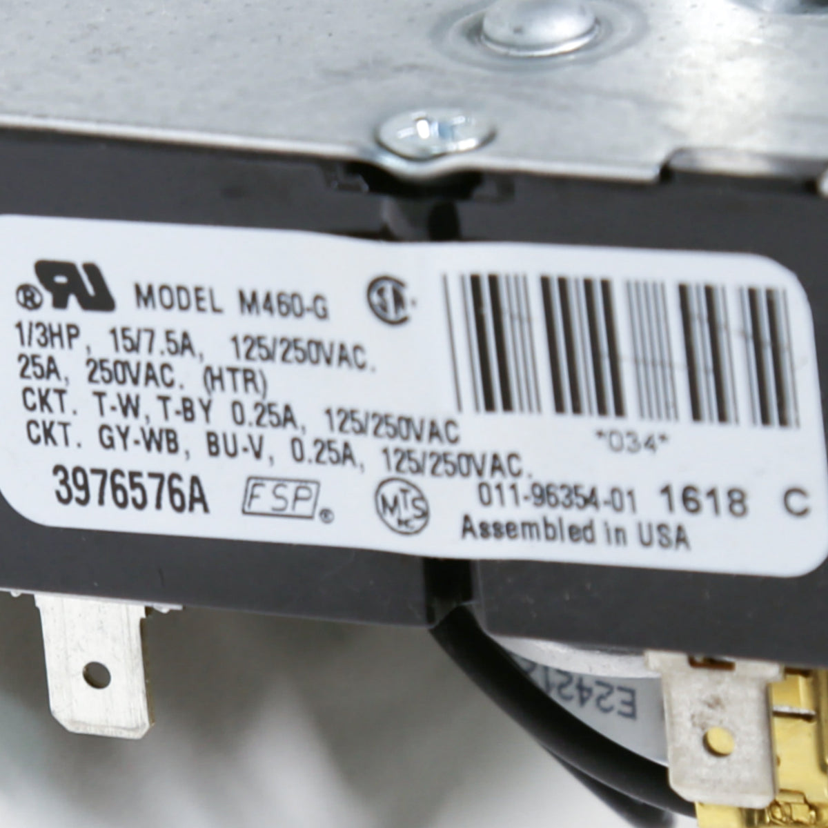 Whirlpool WP3976576 Washer Timer Genuine OEM photo 4