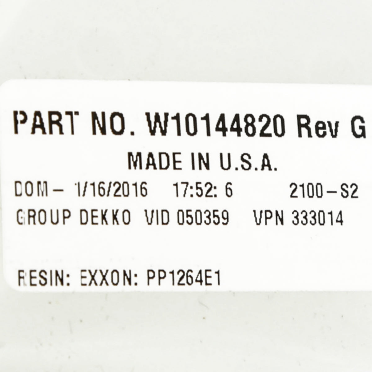 Whirlpool WPW10144820 Genuine OEM Washer Water Inlet Valve W10144820 W10311458 photo 10