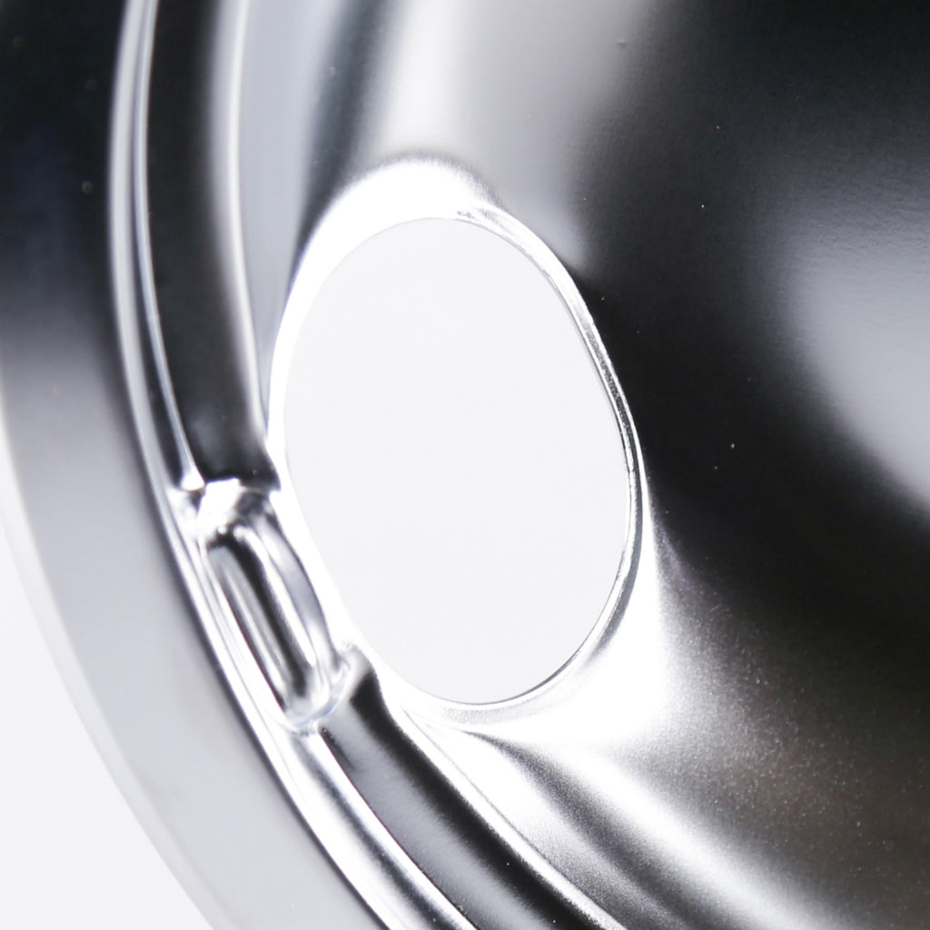 Whirlpool WPW10196405 Genuine OEM Range 8 Inch Chrome Drip Bowl 1065206 1065208 photo 3