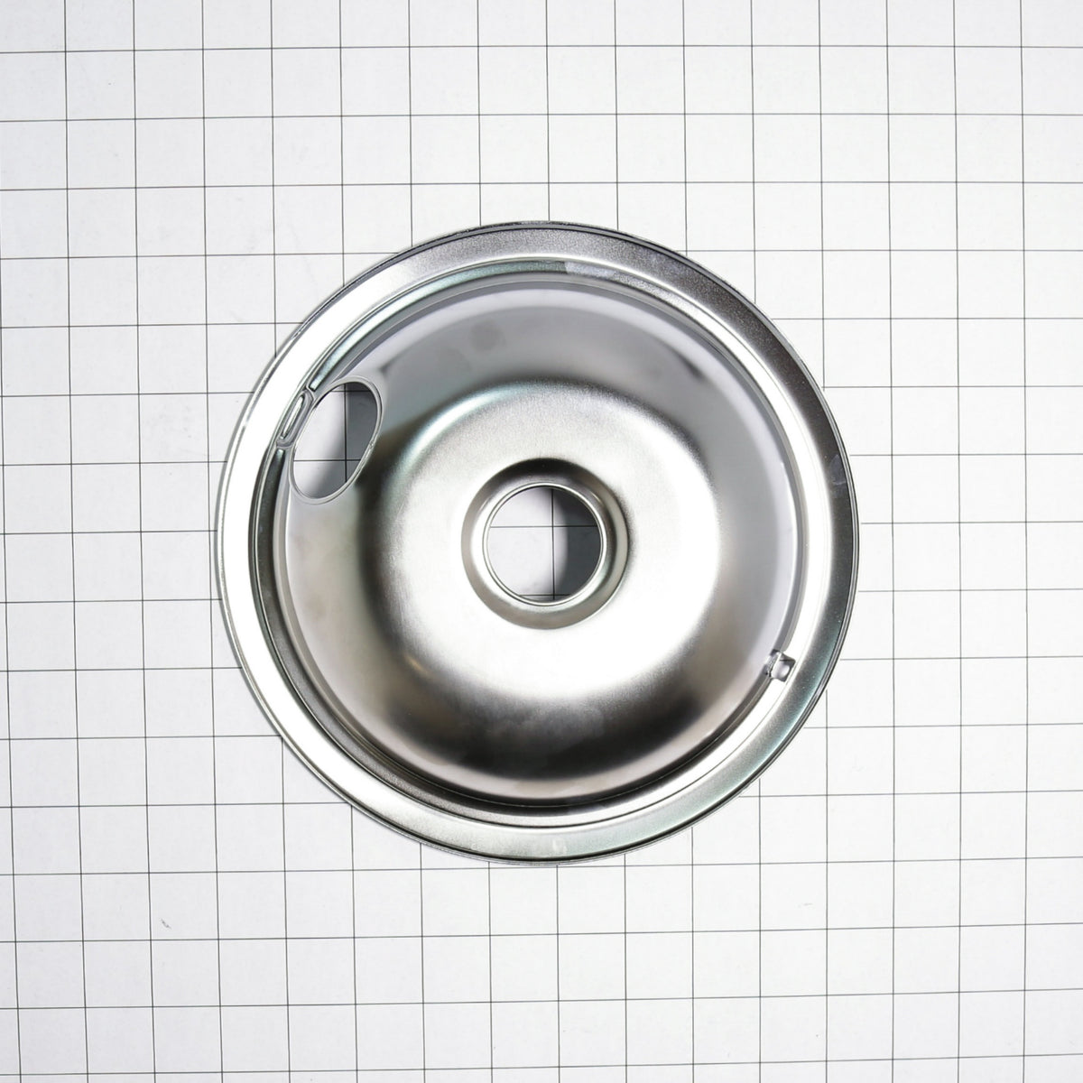 Whirlpool WPW10196405 Genuine OEM Range 8 Inch Chrome Drip Bowl 1065206 1065208 photo 5